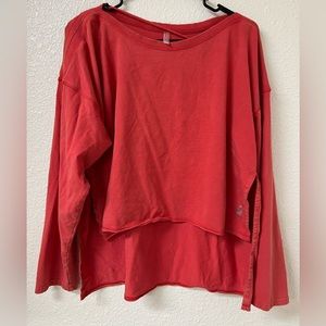 High/low free people top